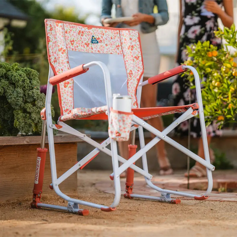 Ergonomic Portable Freestyle Rocker - Folding Rocking Chair - Perfect for Tailgating Detail