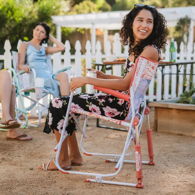 Ergonomic Portable Freestyle Rocker - Folding Rocking Chair - Perfect for Tailgating Detail