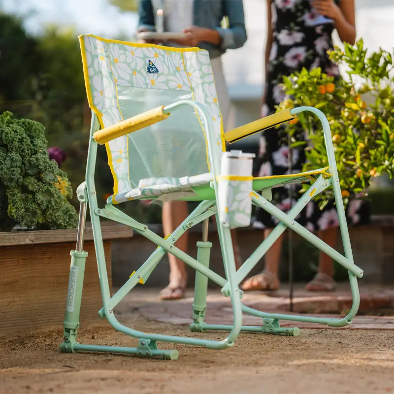 Ergonomic Portable Freestyle Rocker - Folding Rocking Chair - Perfect for Tailgating Detail