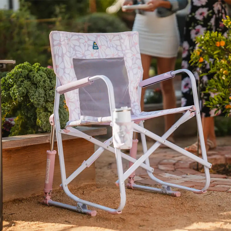 Ergonomic Portable Freestyle Rocker - Folding Rocking Chair - Perfect for Tailgating Detail