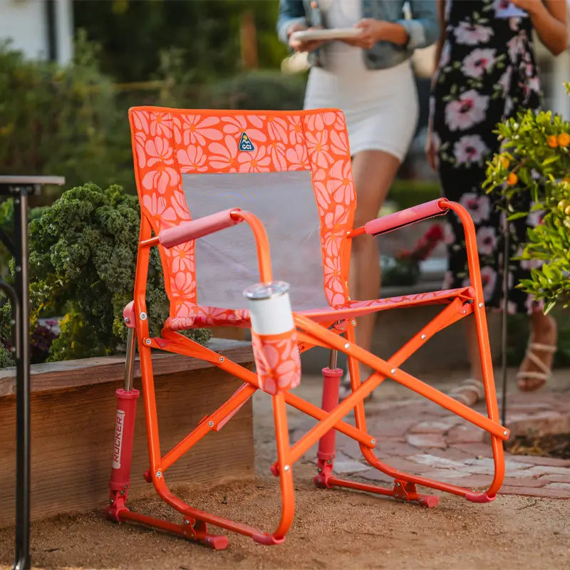 Ergonomic Portable Freestyle Rocker - Folding Rocking Chair - Perfect for Tailgating Detail