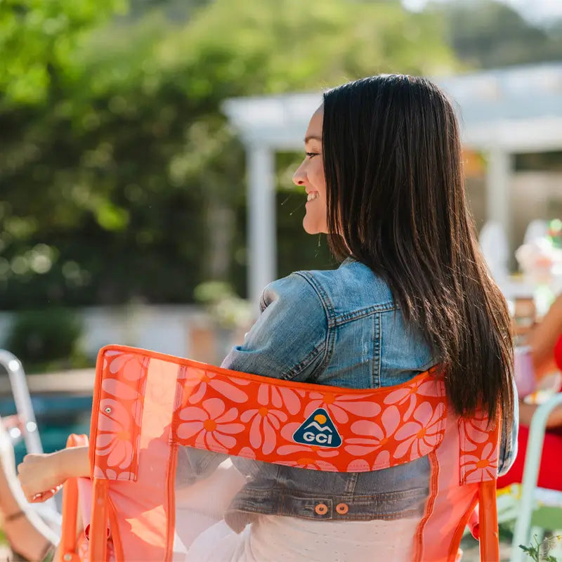 Ergonomic Portable Freestyle Rocker - Folding Rocking Chair - Perfect for Tailgating Detail