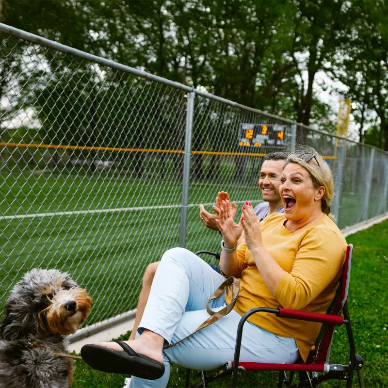 Ergonomic Portable Freestyle Rocker - Folding Rocking Chair - Perfect for Tailgating Detail