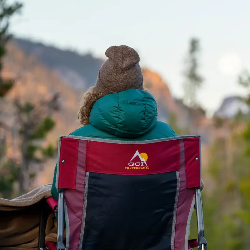 Ergonomic Portable Freestyle Rocker - Folding Rocking Chair - Perfect for Tailgating Detail