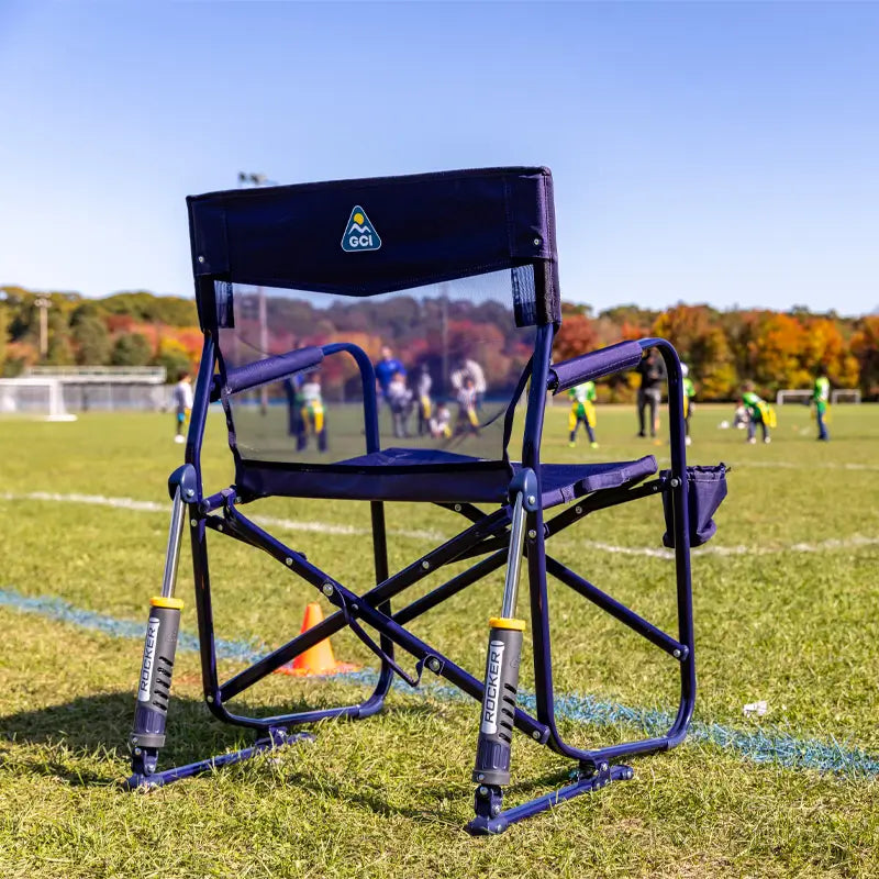 Premium All-Weather Freestyle Rocker Elite - Camp Rocker Chair for Fishing & Beach Trips Detail