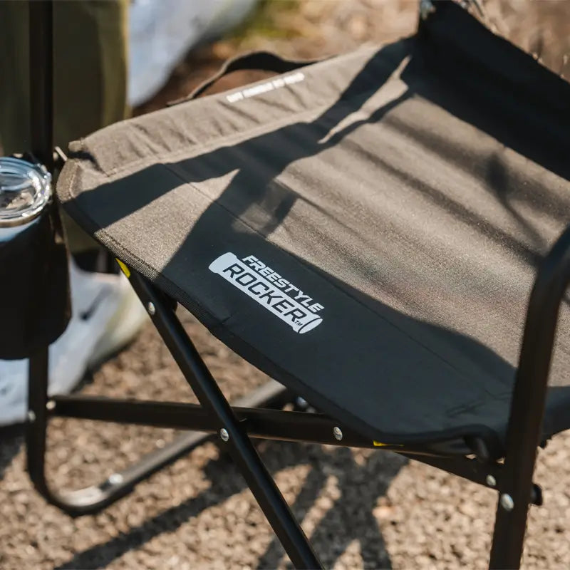 Premium All-Weather Freestyle Rocker Elite - Camp Rocker Chair for Fishing & Beach Trips Detail
