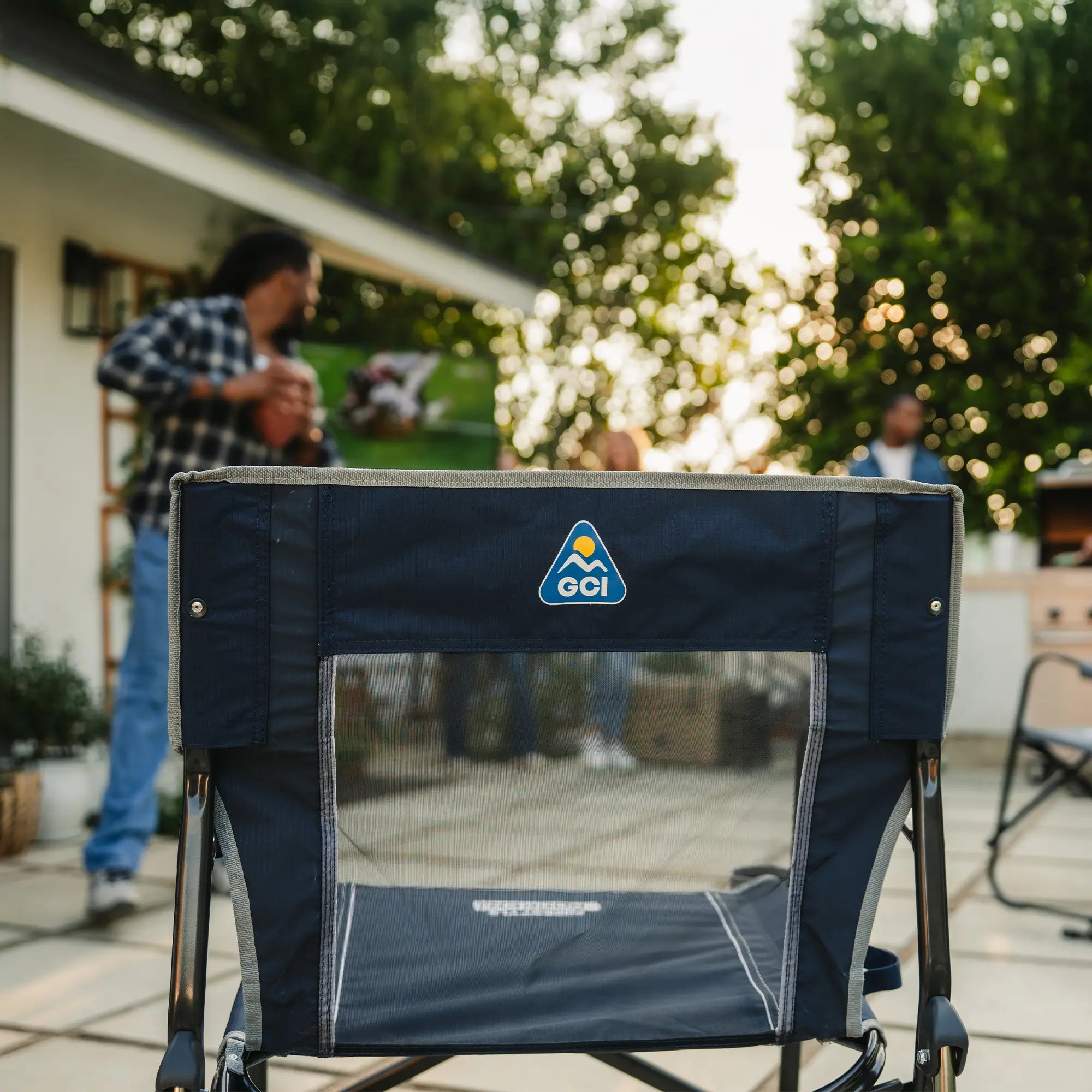 Ergonomic Portable Freestyle Rocker - Folding Rocking Chair - Perfect for Tailgating Detail