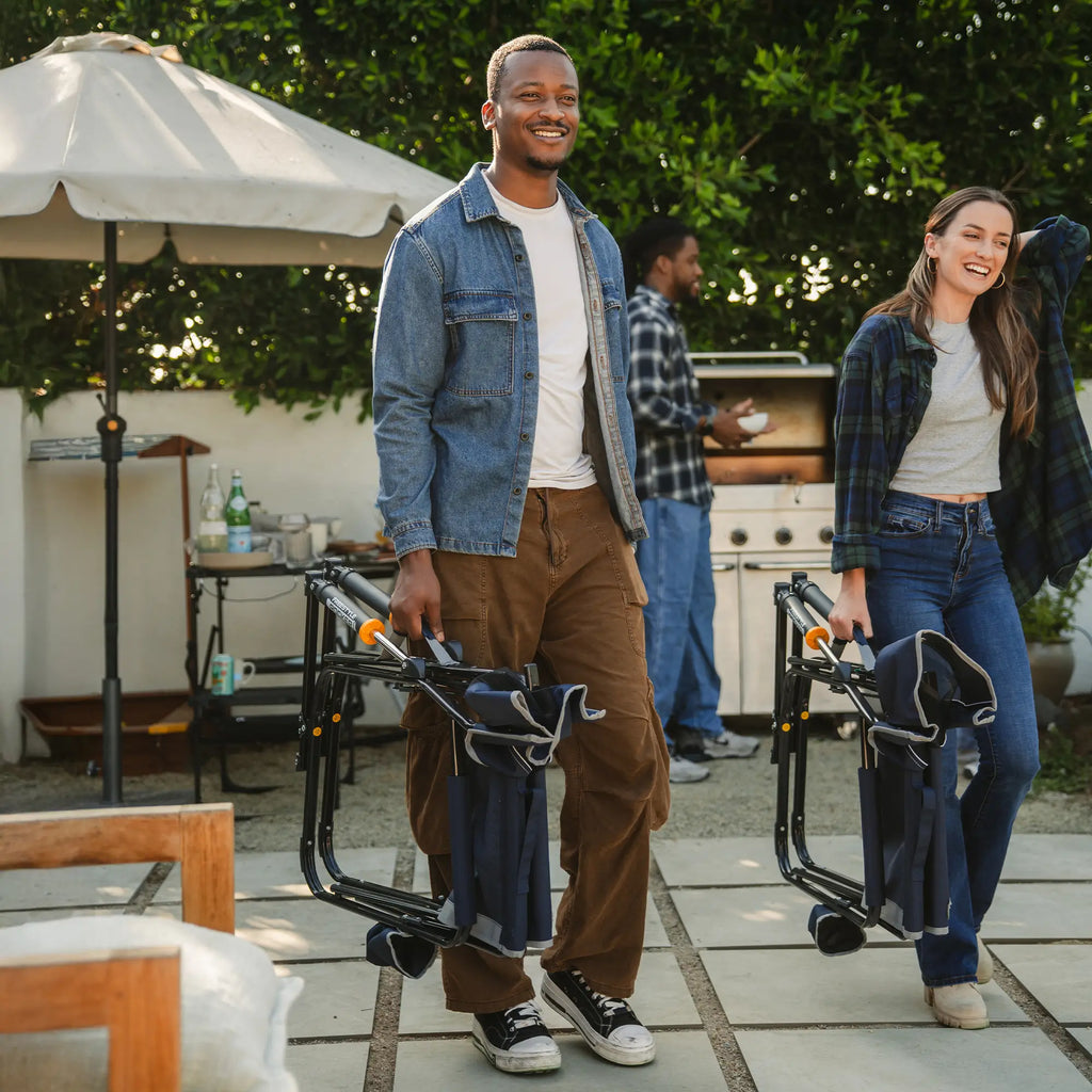 Ergonomic Portable Freestyle Rocker - Folding Rocking Chair - Perfect for Tailgating Detail
