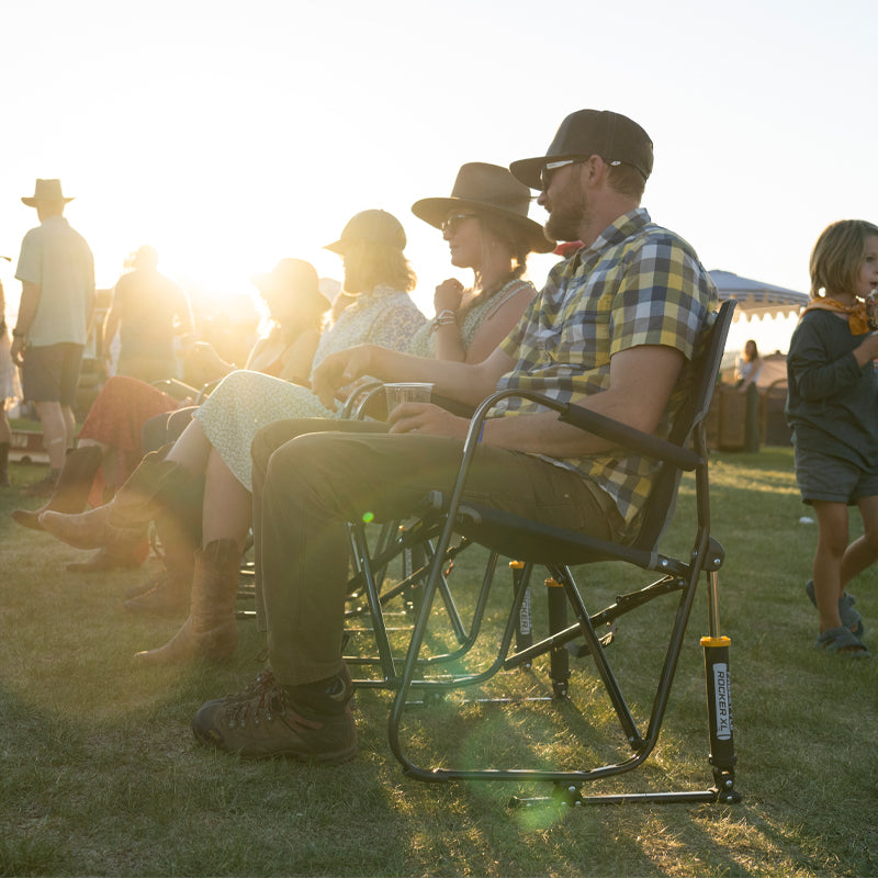 Ultra-Comfortable Freestyle Rocker XL - Rocker Chair for Camping & Lawns Detail