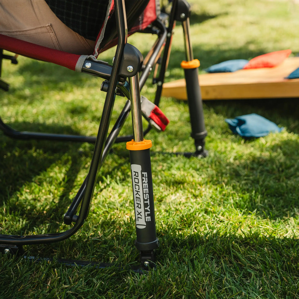 Ultra-Comfortable Freestyle Rocker XL with Side Table - Rocker Chair for Camping & Lawns Detail