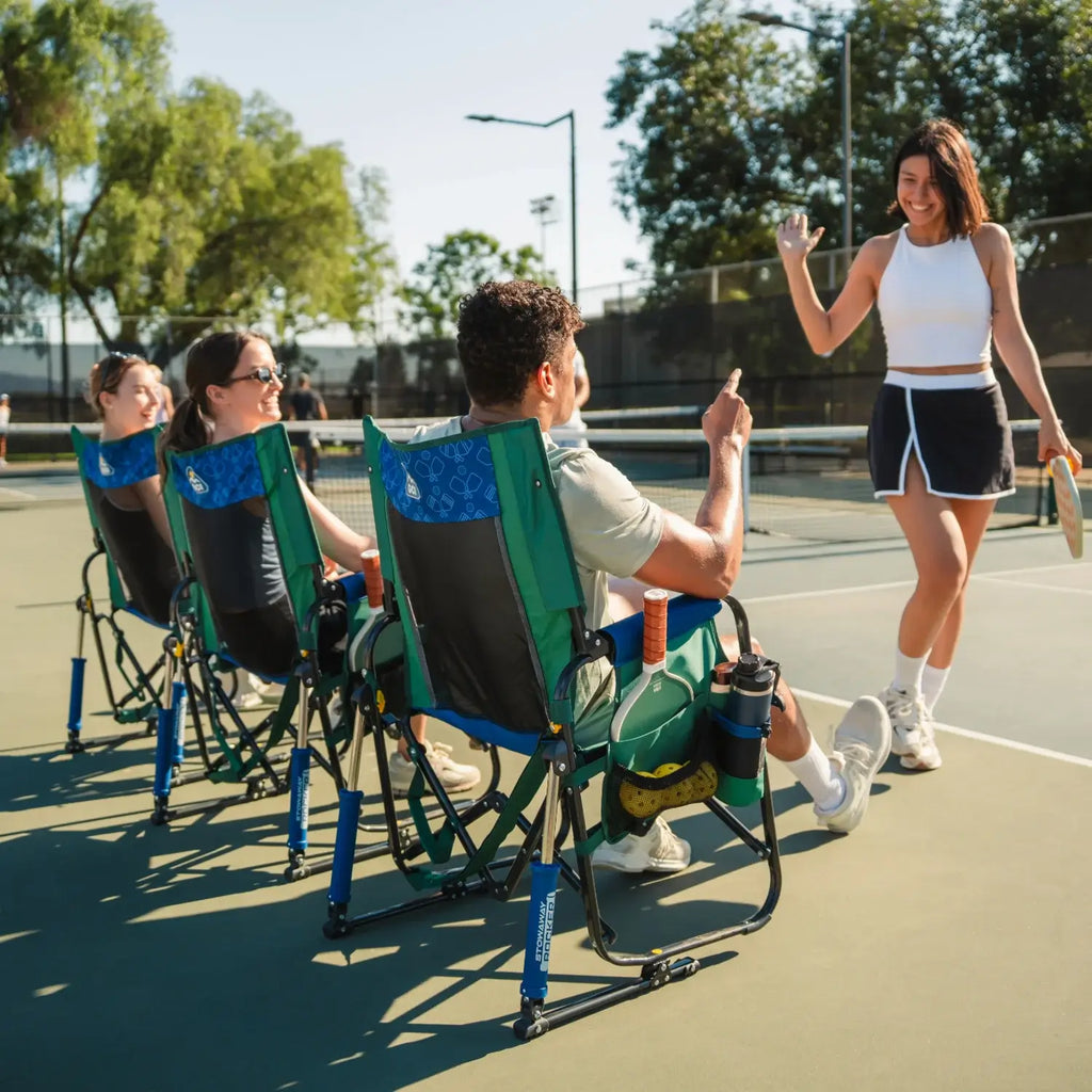 Premium All-Weather Stowaway Rocker - Folding Rocking Chair - Perfect for Tailgating Detail