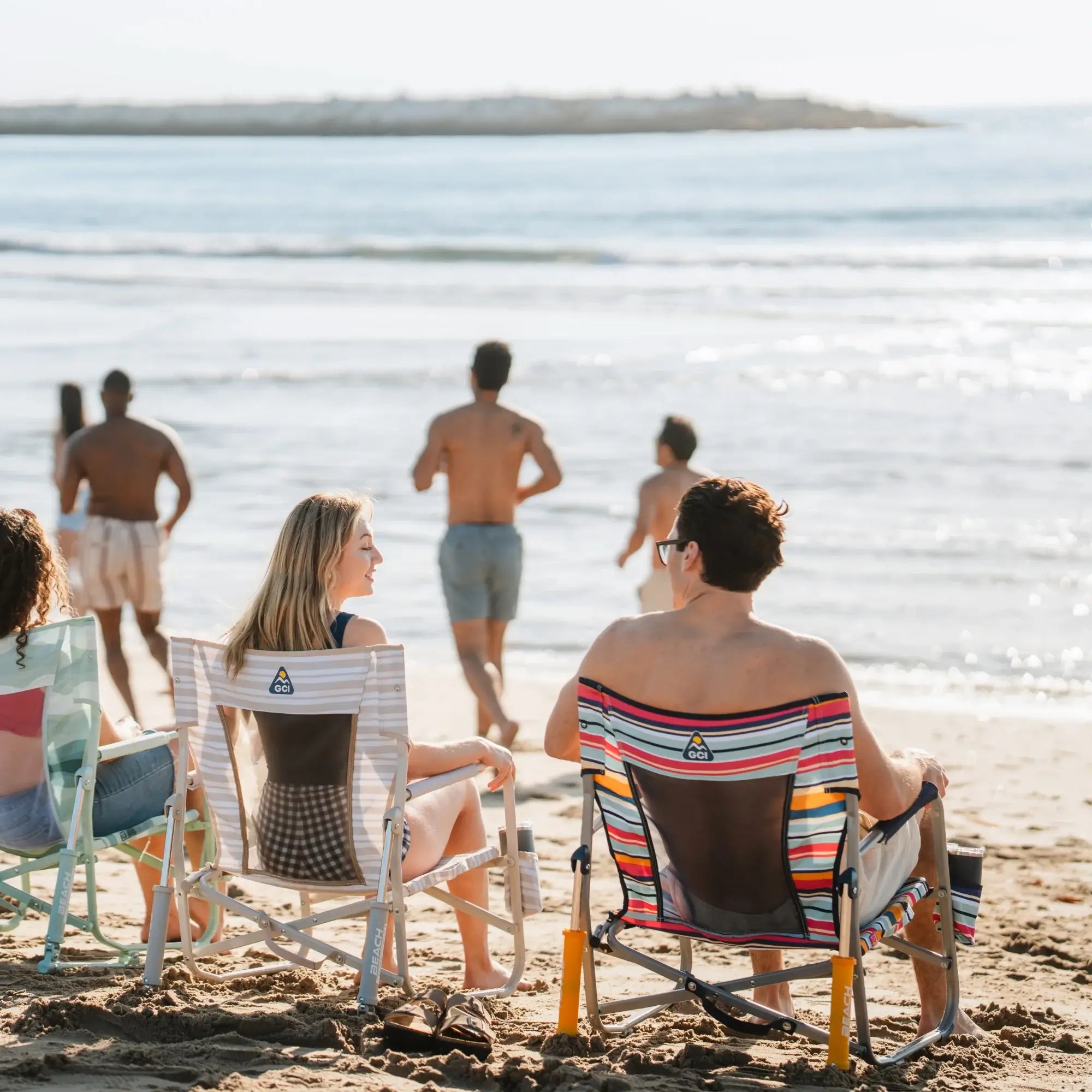 Ergonomic Portable Beach Rocker - Outdoor Rocking Chairs with Dynamic Comfort Edge Detail