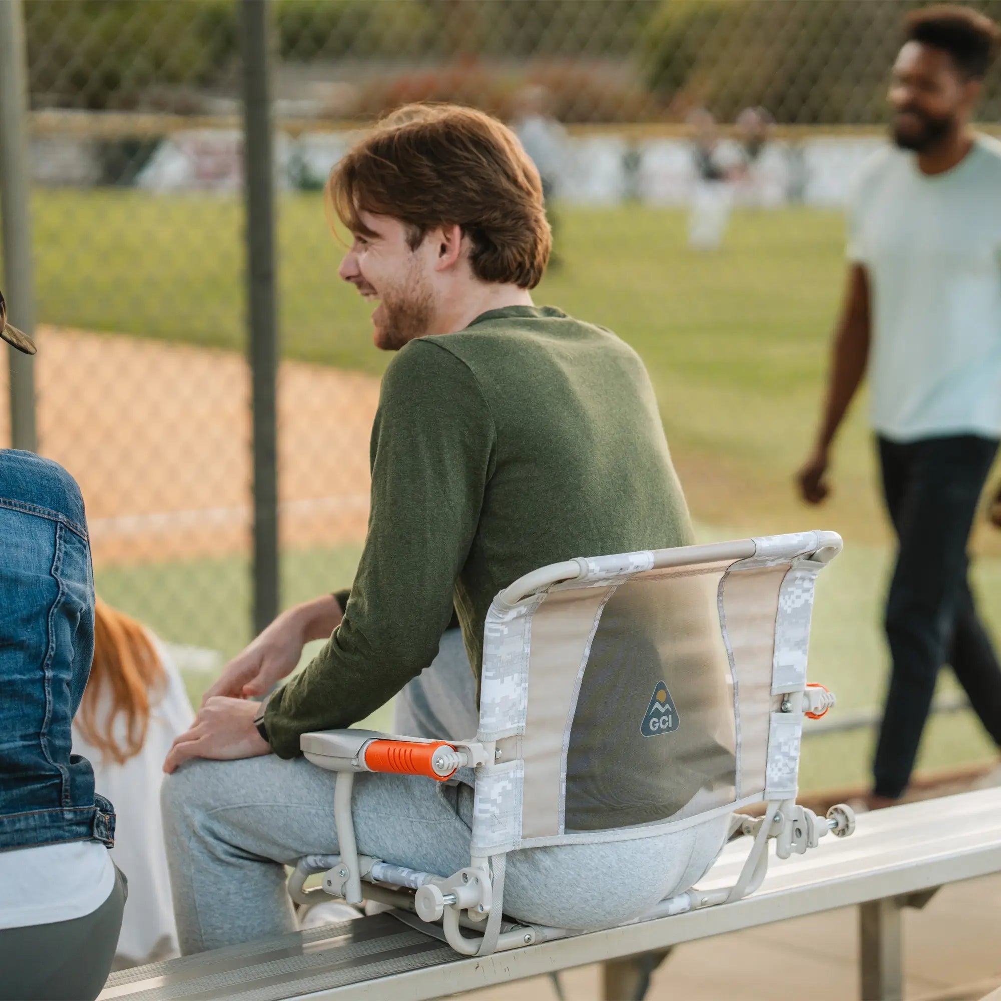 Ultra-Comfortable Stadium Rock-Cliner - Folding Rocking Chair - Perfect for Tailgating Detail