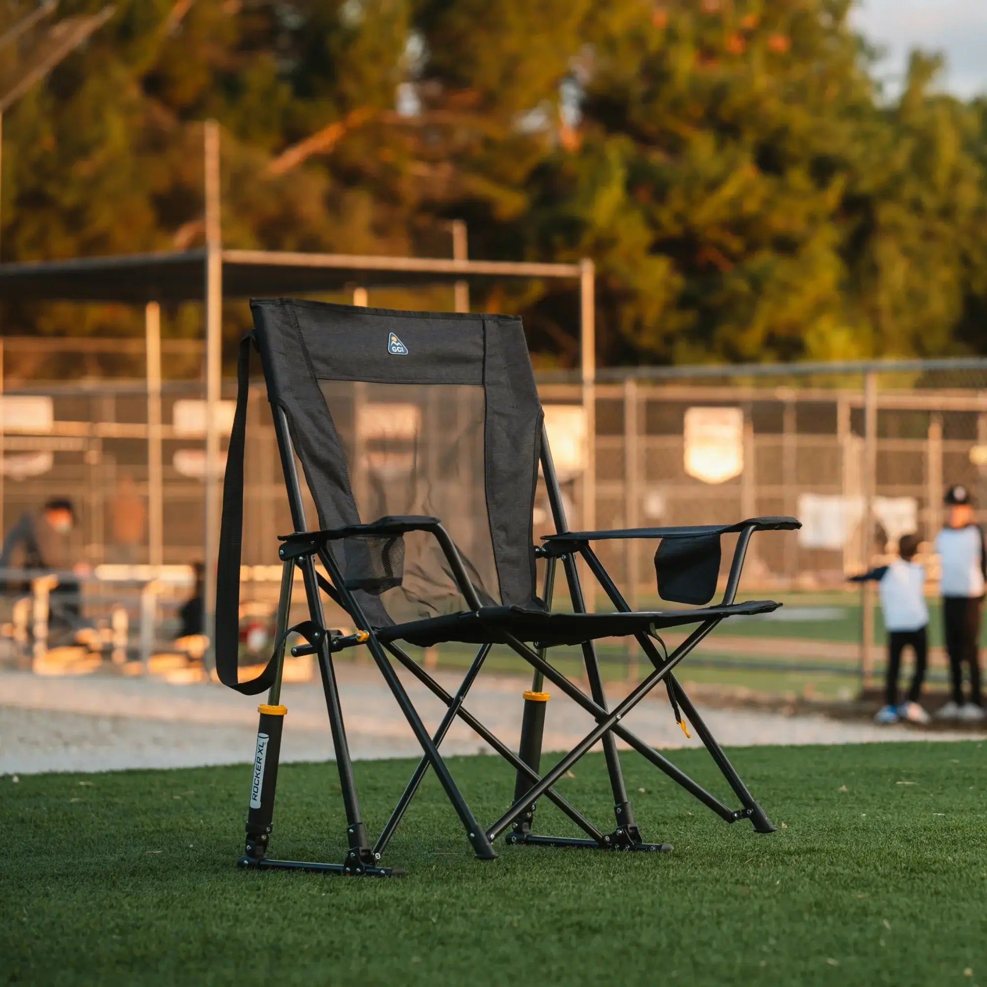 Ergonomic Portable Comfort Pro Rocker XL - Folding Rocking Chair - Perfect for Tailgating Detail