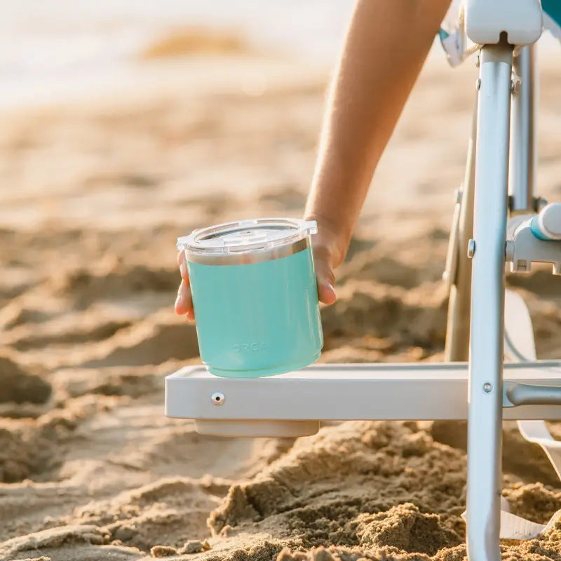 Ultra-Comfortable Big Surf with Slide Table - Camp Rocker Chair for Fishing & Beach Trips Detail
