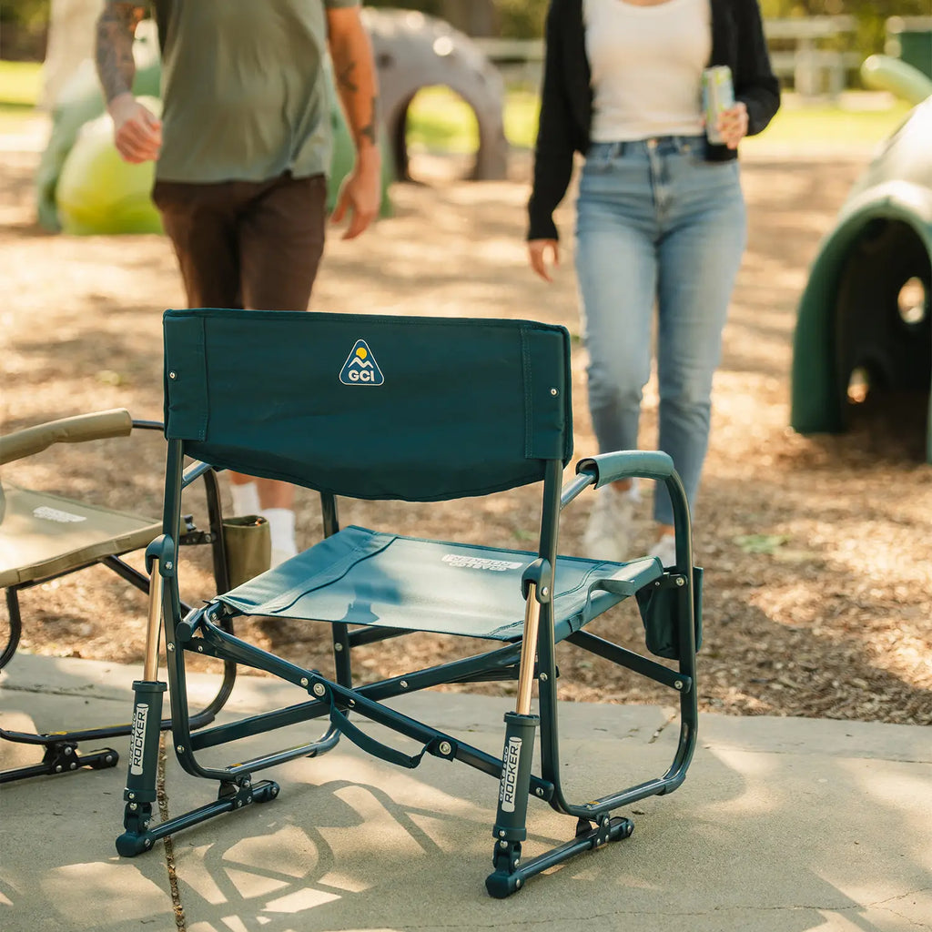 Premium All-Weather Grab & Go Rocker - Rocker Chair for Camping & Lawns Detail