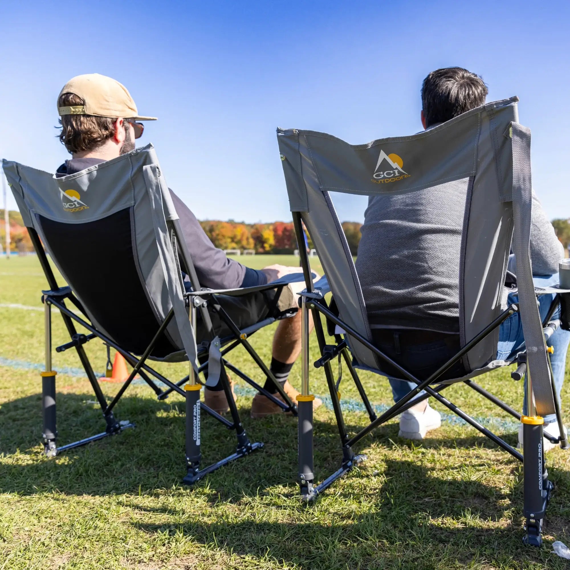 Heavy Duty Comfort Pro Rocker - Outdoor Rocking Chairs with Dynamic Comfort Edge Detail