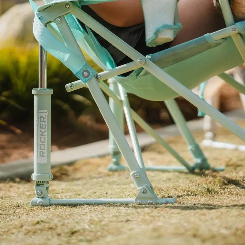 Foldable Kickback Rocker - Camp Rocker Chair for Fishing & Beach Trips Detail