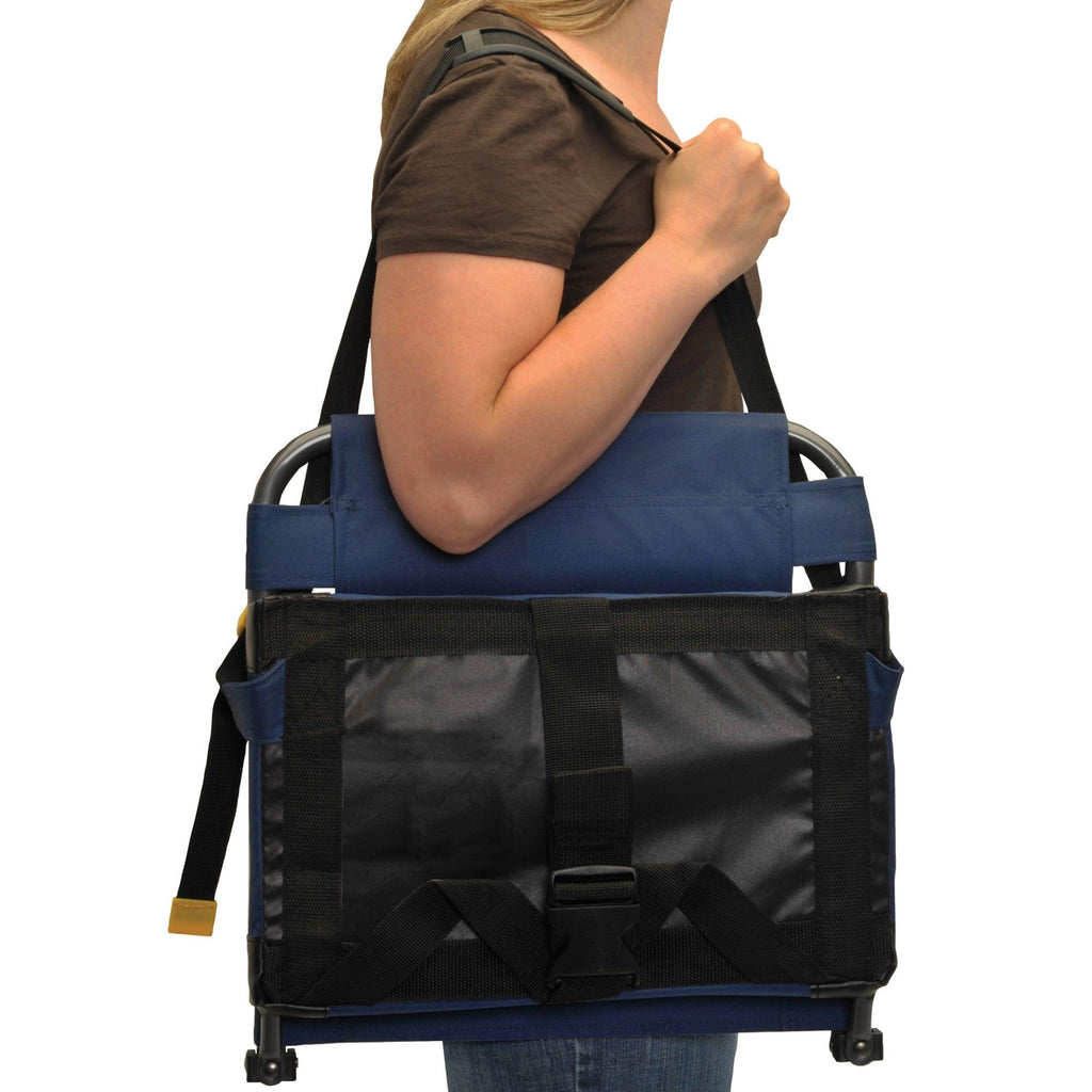 Ultra-Comfortable BleacherBack - Camp Rocker Chair for Fishing & Beach Trips Detail