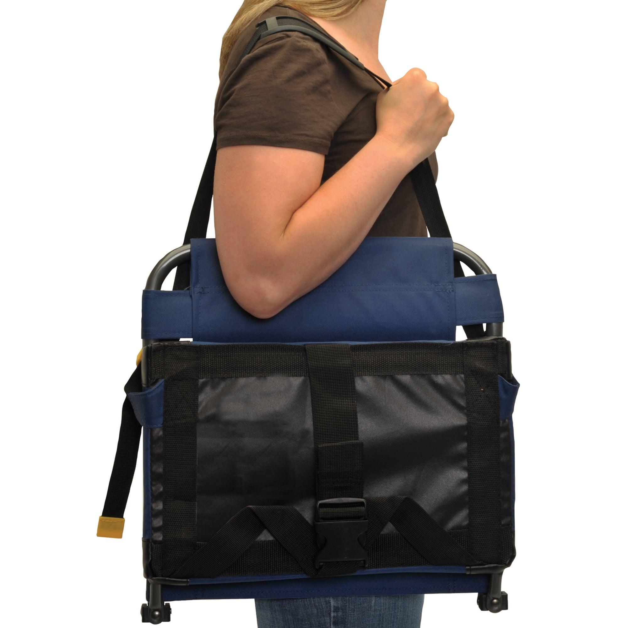 Ultra-Comfortable BleacherBack - Camp Rocker Chair for Fishing & Beach Trips Detail