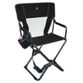 Ultra-Comfortable Xpress Director's Chair - Camp Rocker Chair for Fishing & Beach Trips - Black