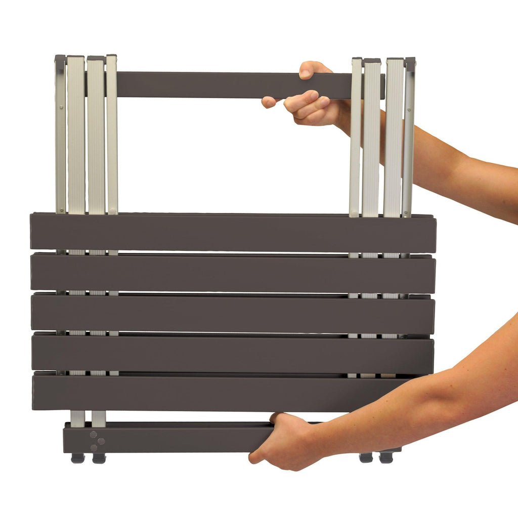 Portable Outdoor Compact Camp Table 25 - Heavy Duty Aluminum Folding Picnic Table Detail