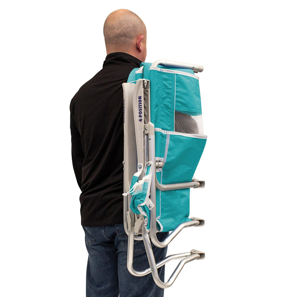 Ergonomic Portable Bi-Fold Beach Chair - Folding Rocking Chair - Perfect for Tailgating Detail