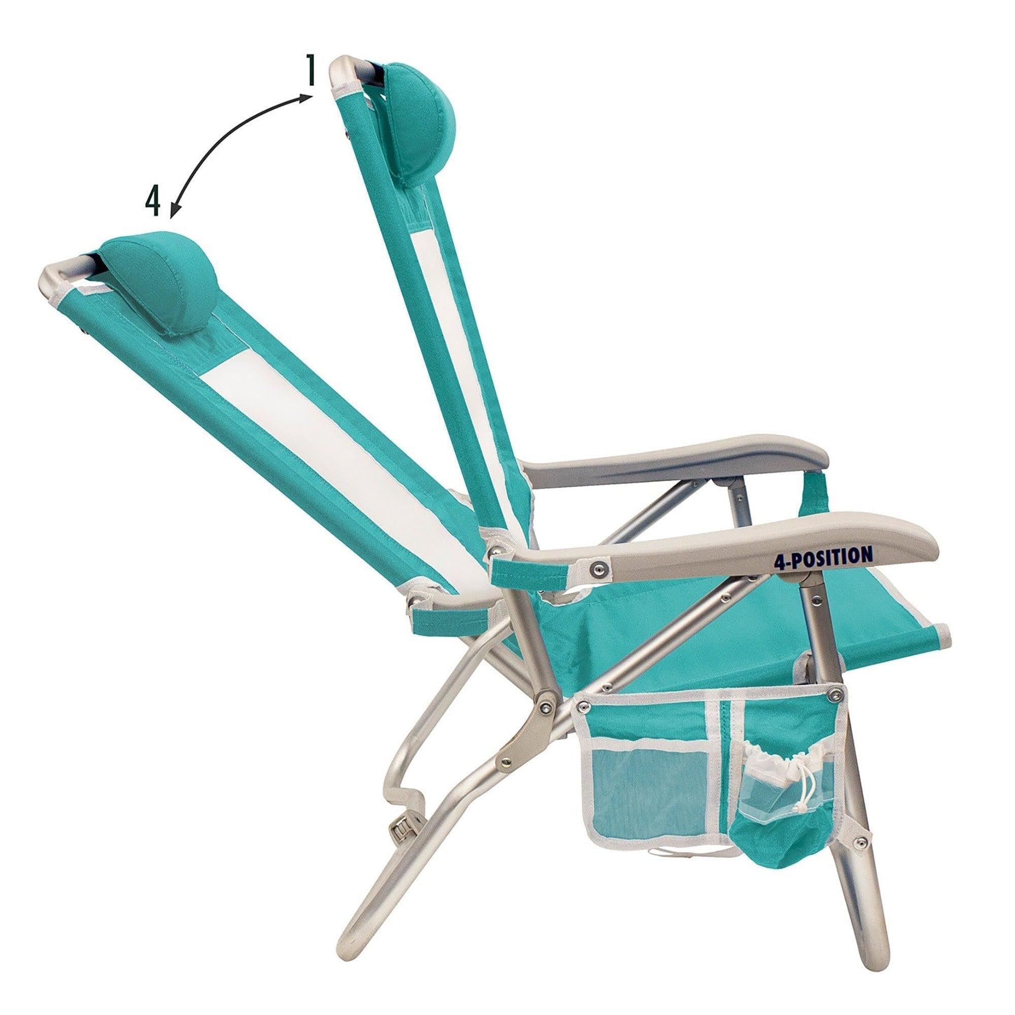 Ergonomic Portable Bi-Fold Beach Chair - Folding Rocking Chair - Perfect for Tailgating Detail
