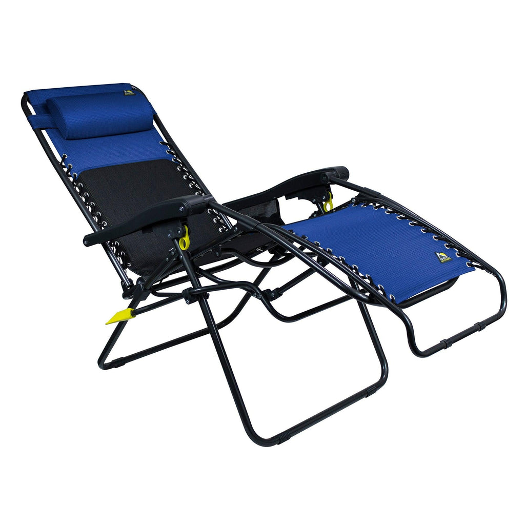Premium All-Weather Freeform Zero Gravity Lounger Bundle - Camp Rocker Chair for Fishing & Beach Trips Detail