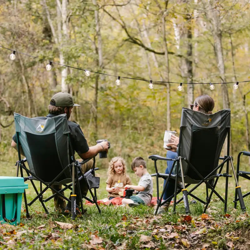 Ergonomic Portable RoadTrip Rocker - Rocker Chair for Camping & Lawns Detail