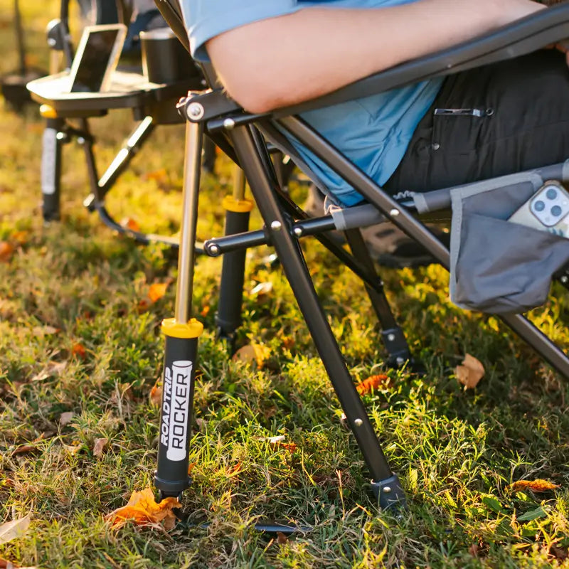 Ergonomic Portable RoadTrip Rocker - Rocker Chair for Camping & Lawns Detail