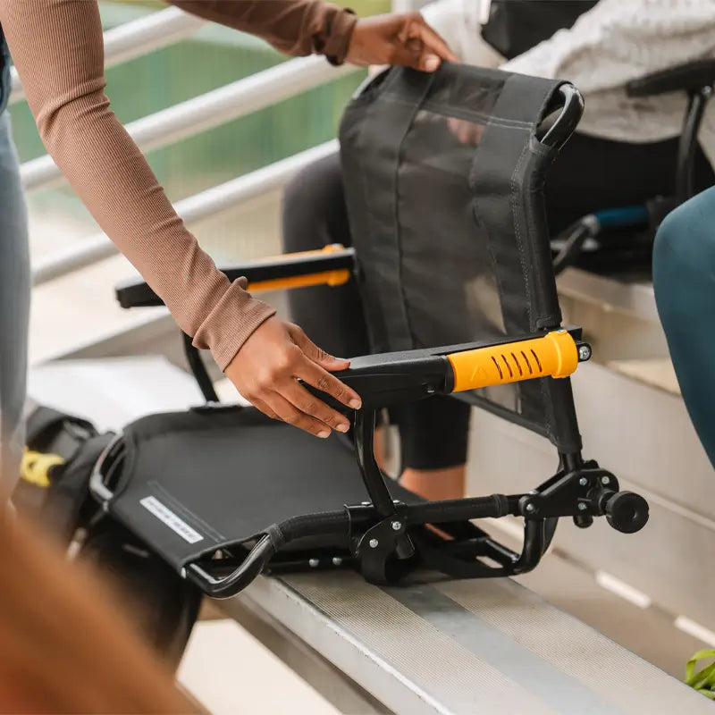 Ultra-Comfortable Stadium Rock-Cliner - Folding Rocking Chair - Perfect for Tailgating Detail