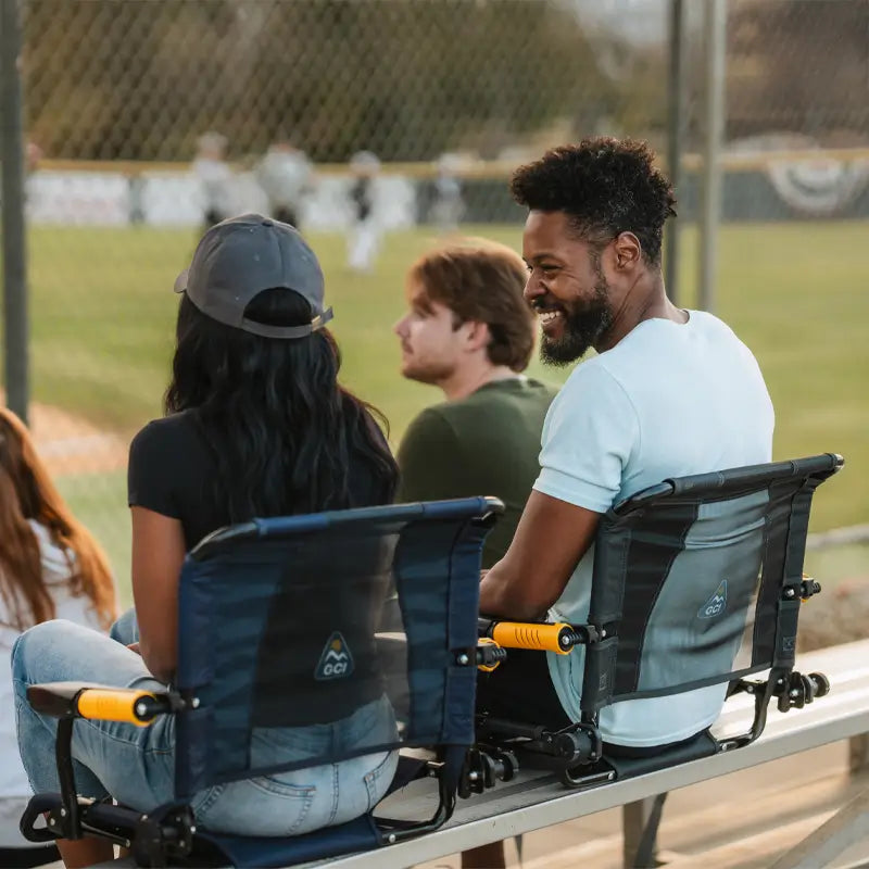 Ultra-Comfortable Stadium Rock-Cliner - Folding Rocking Chair - Perfect for Tailgating Detail