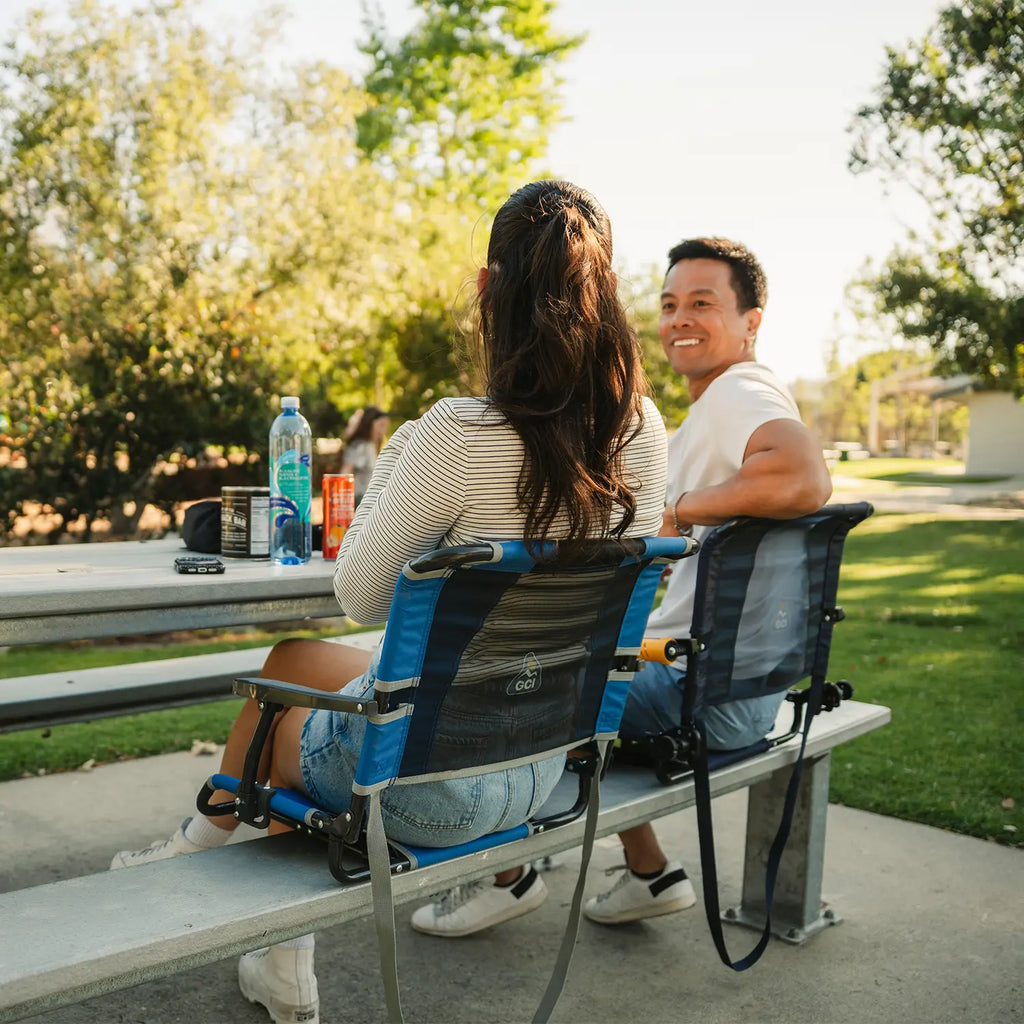 Ultra-Comfortable Stadium Rock-Cliner - Folding Rocking Chair - Perfect for Tailgating Detail
