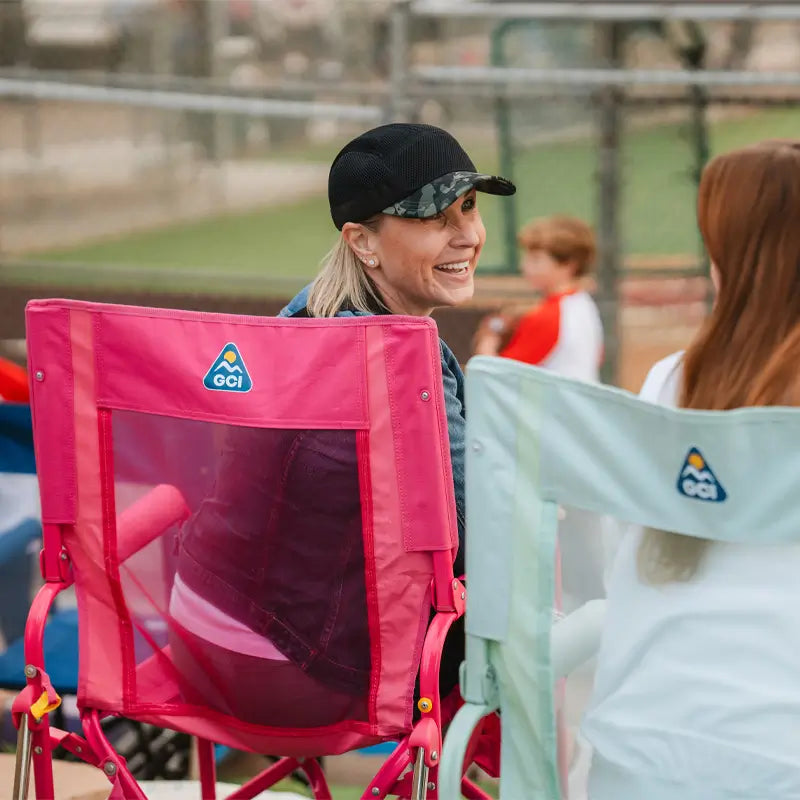 Premium All-Weather Stowaway Rocker - Folding Rocking Chair - Perfect for Tailgating Detail