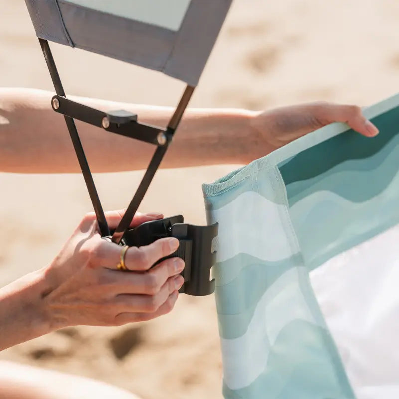 UV-Protection SunShade Accessory - Pastel Green - Pop-Up Outdoor Sun Shelter - UV400 Protection Detail