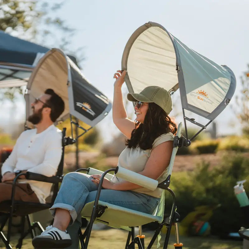 UV-Protection SunShade Accessory - Pastel Green - Pop-Up Outdoor Sun Shelter - UV400 Protection Detail