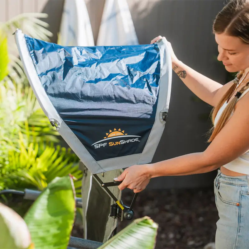 UV-Protection SunShade Accessory - Indigo - Portable Beach Canopy with Adjustable Shade Angle Detail