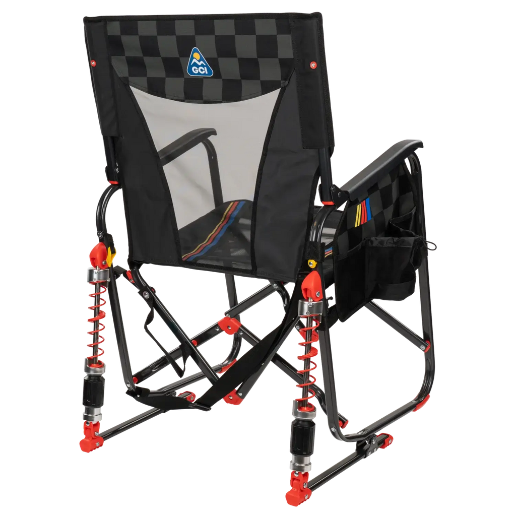 Premium All-Weather Adjustable Rocker - NASCAR - Outdoor Rocking Chairs with Dynamic Comfort Edge Detail