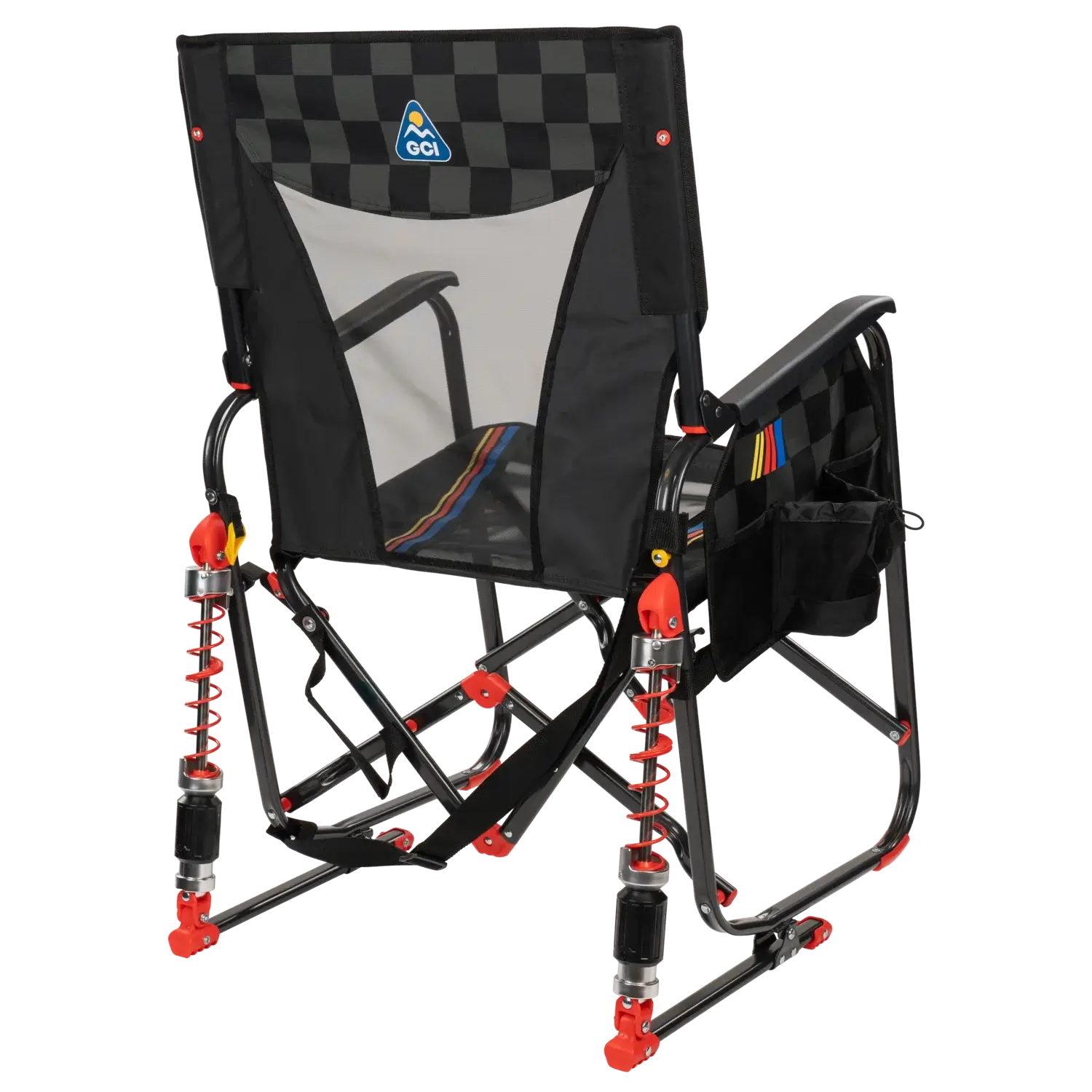 Premium All-Weather Adjustable Rocker - NASCAR - Outdoor Rocking Chairs with Dynamic Comfort Edge Detail
