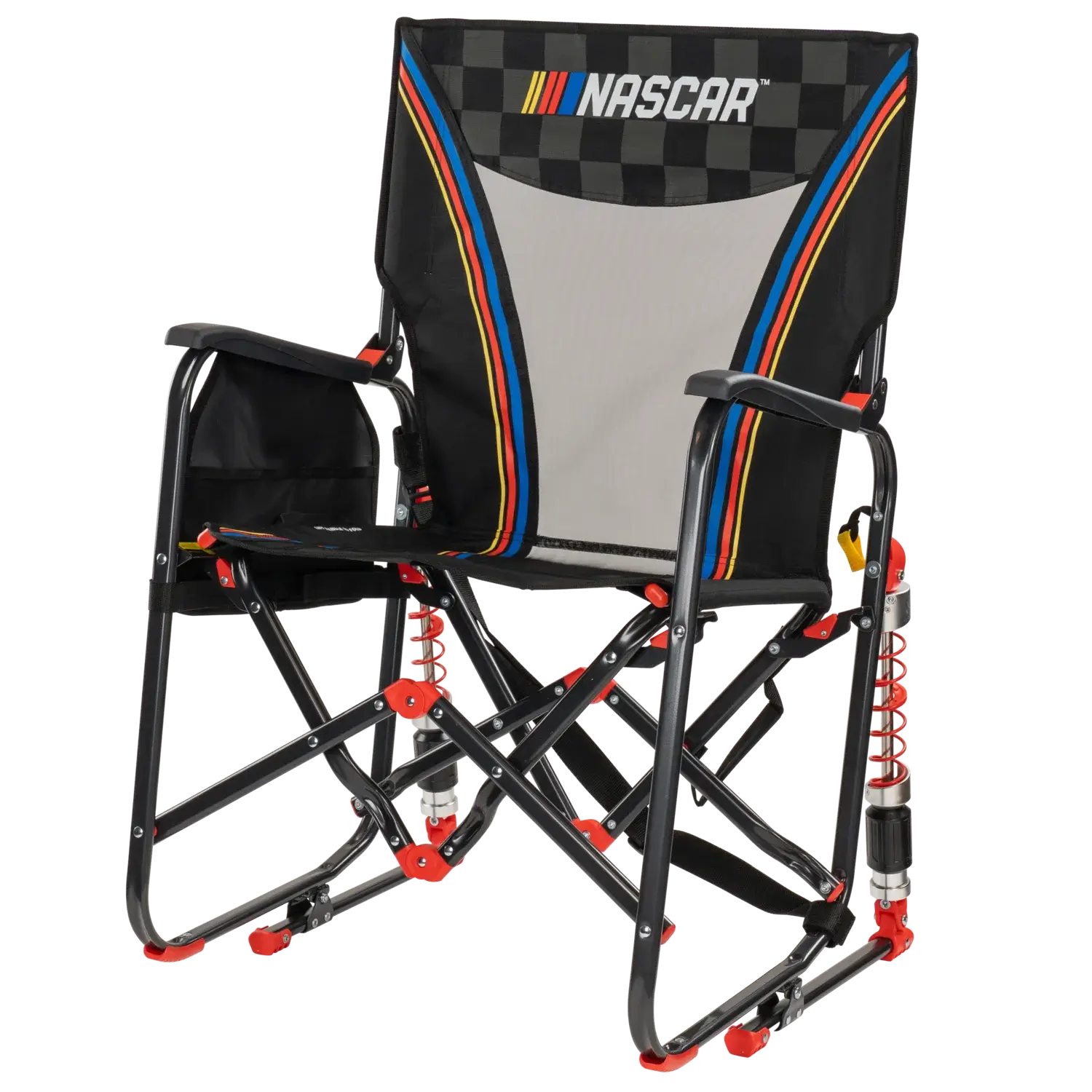 Premium All-Weather Adjustable Rocker - NASCAR - Outdoor Rocking Chairs with Dynamic Comfort Edge Detail