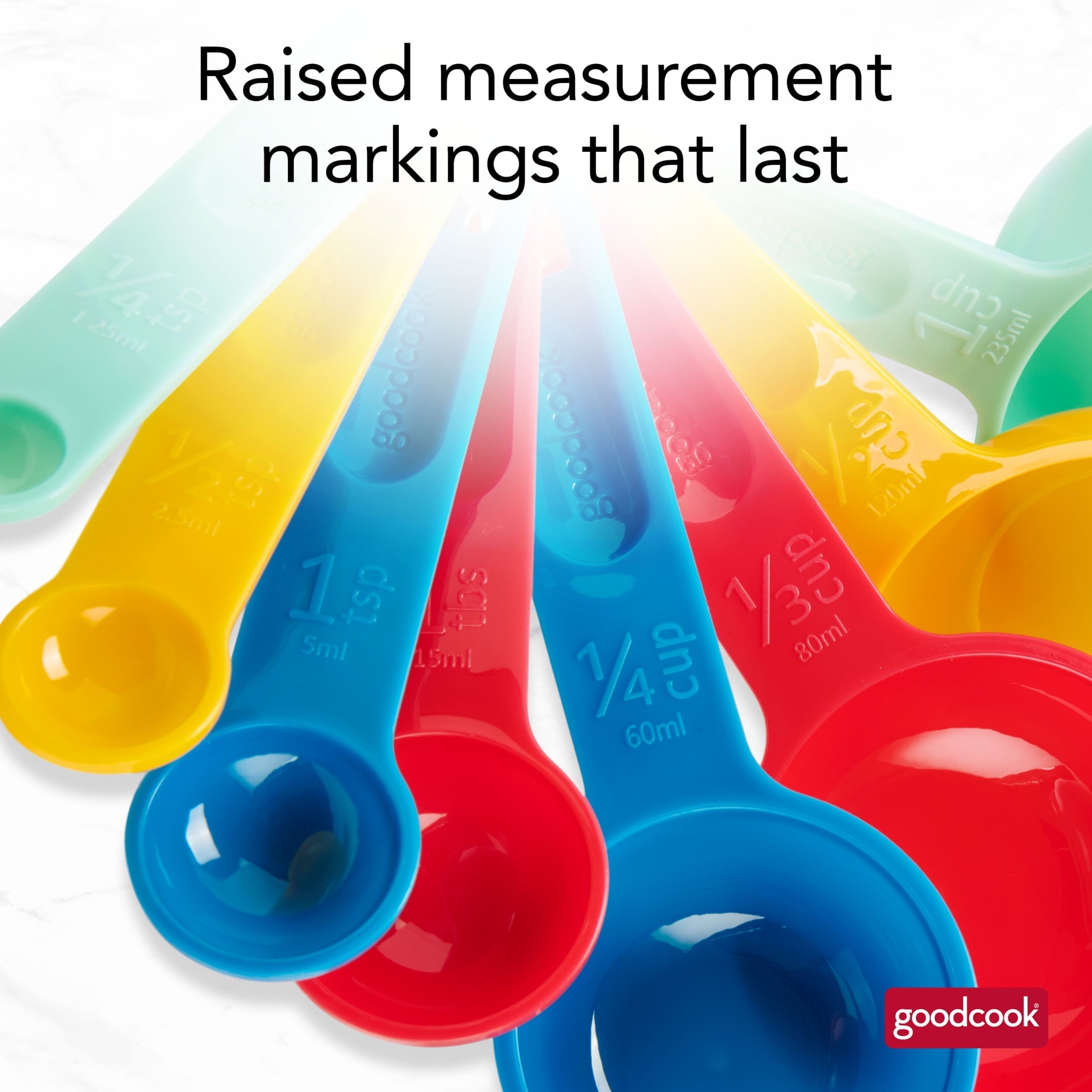 Innovative Measuring Cups And Spoons, Set Of 8 Nesting With Storage Ring - Premium Stainless Steel Garlic Presser & Peeler Detail