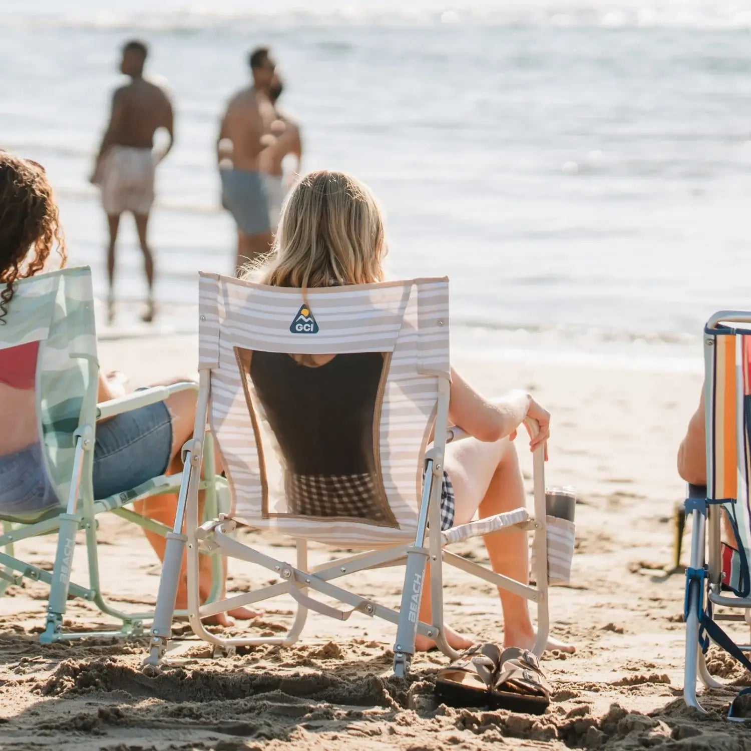 Ergonomic Portable Beach Rocker - Outdoor Rocking Chairs with Dynamic Comfort Edge Detail