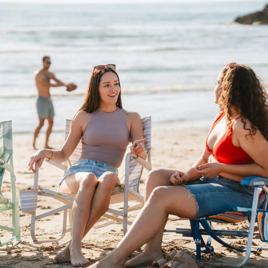 Ergonomic Portable Beach Rocker - Outdoor Rocking Chairs with Dynamic Comfort Edge Detail