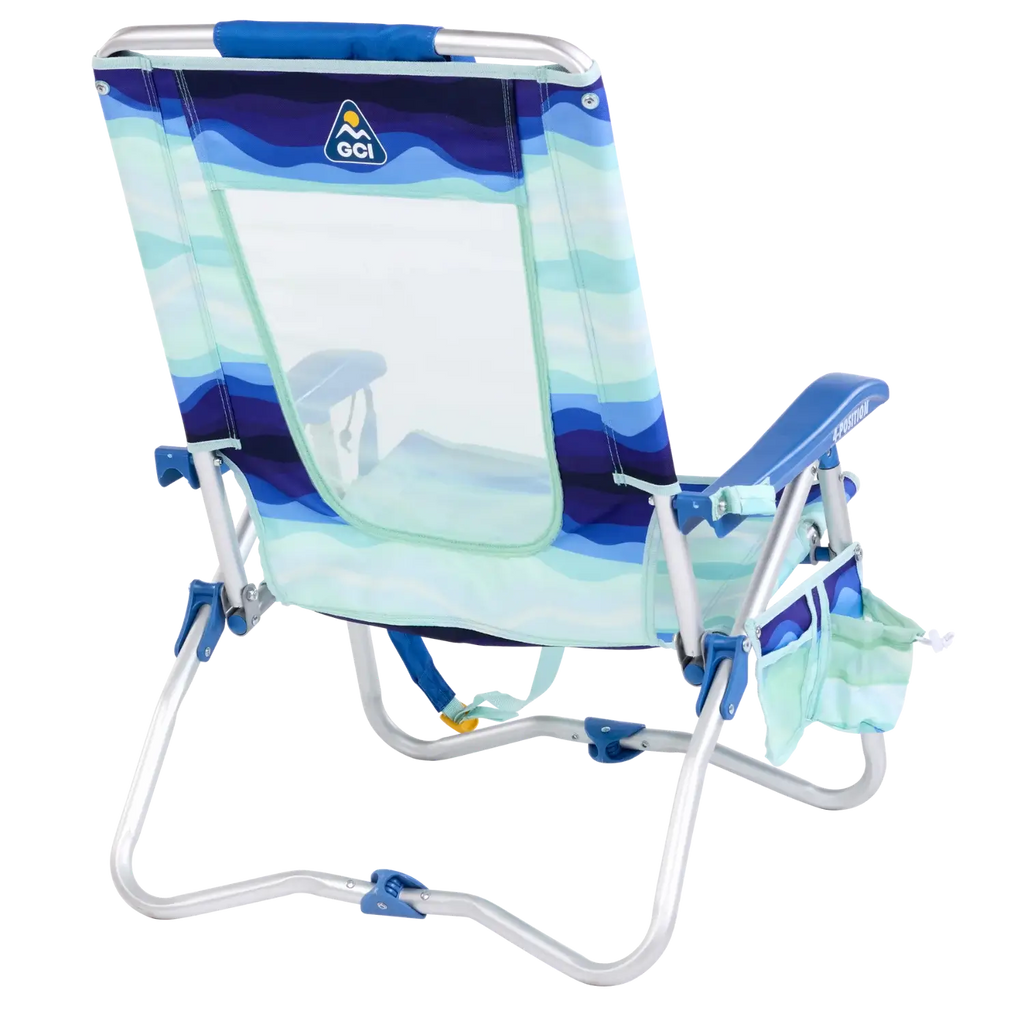 Ergonomic Portable Bi-Fold Beach Chair - Folding Rocking Chair - Perfect for Tailgating Detail