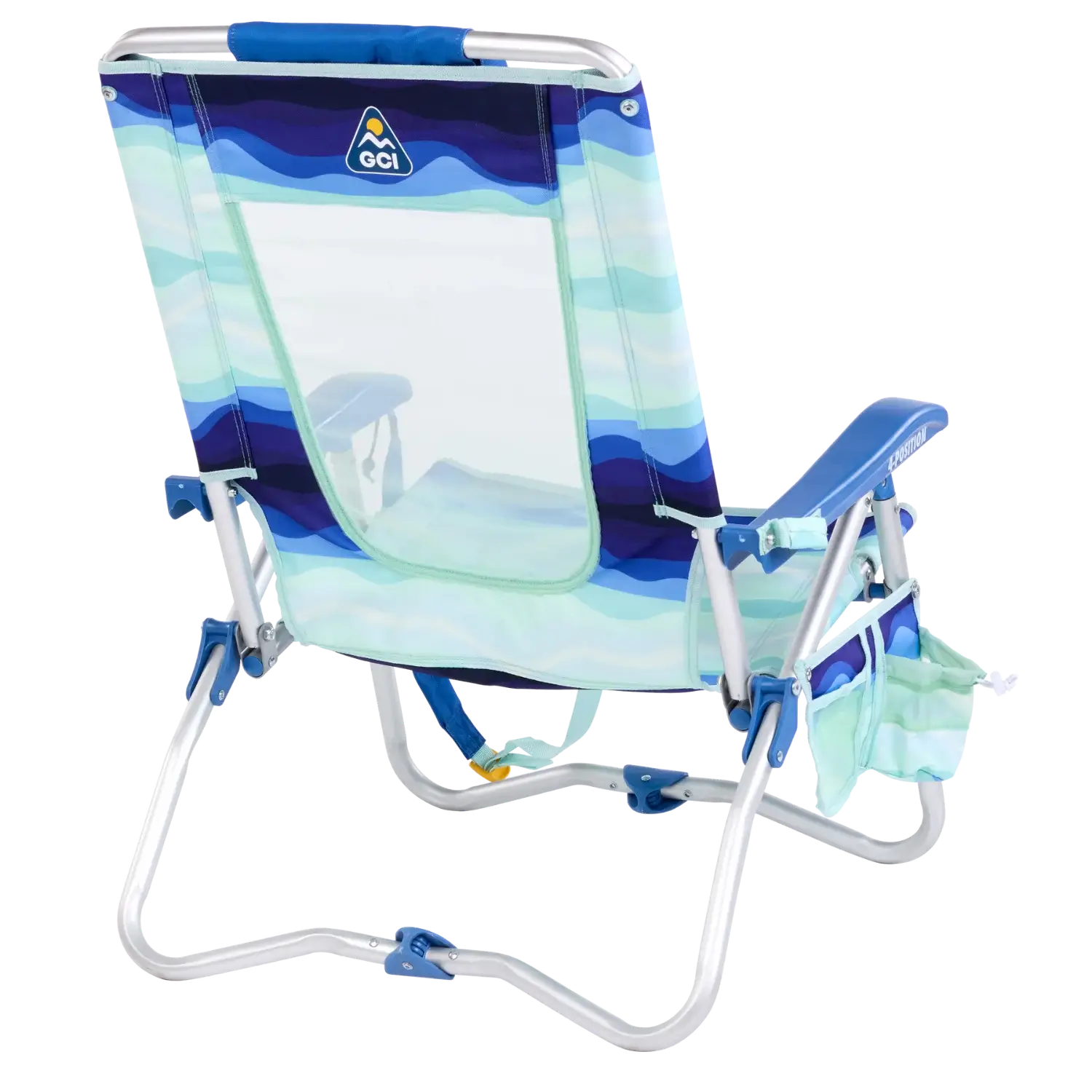 Ergonomic Portable Bi-Fold Beach Chair - Folding Rocking Chair - Perfect for Tailgating Detail