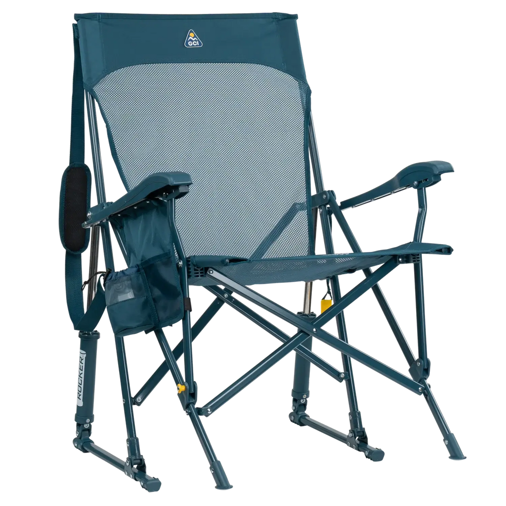 Premium All-Weather BreezeRocker - Outdoor Rocking Chairs with Dynamic Comfort Edge - Teal