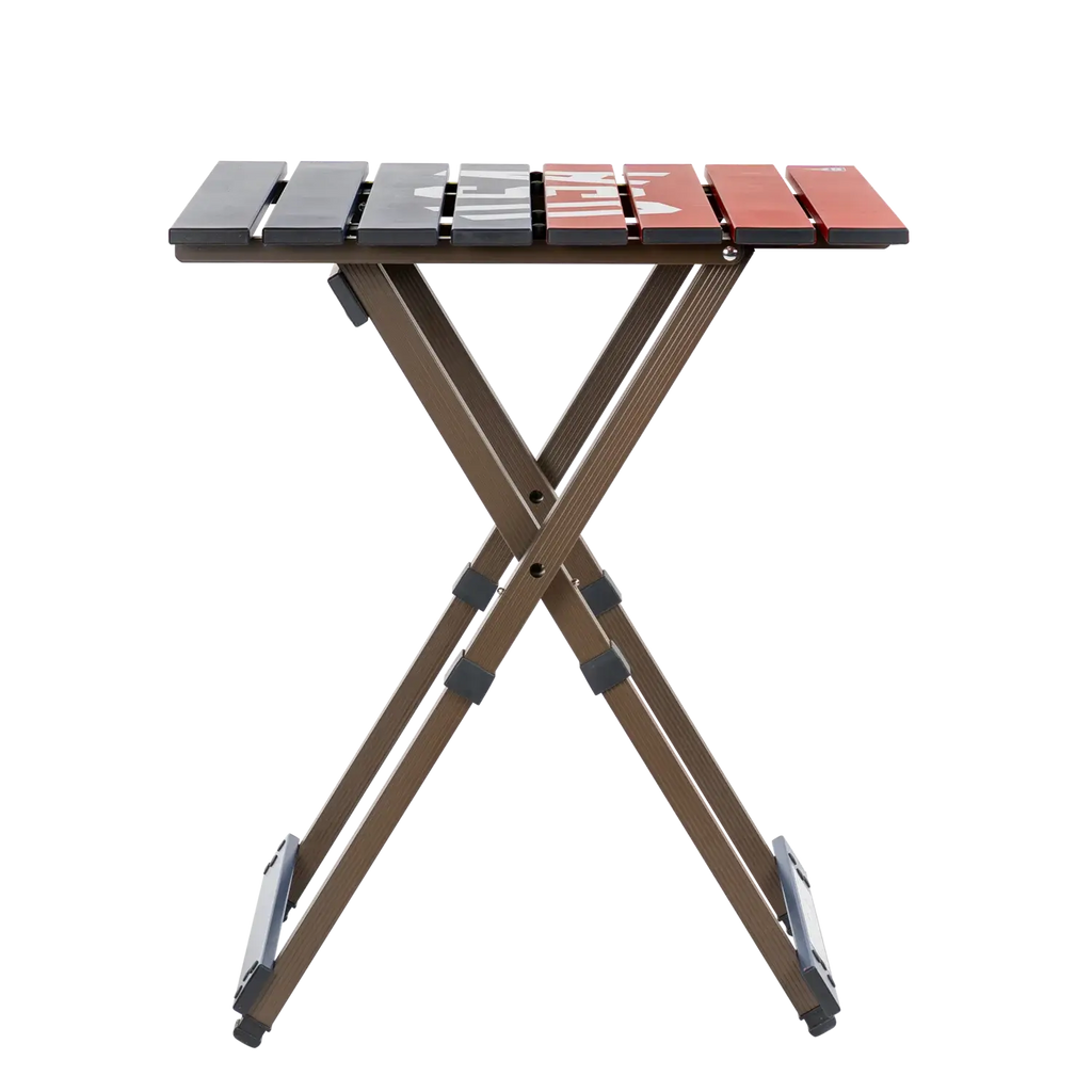 Portable Outdoor Compact Camp Table 20 - USA Anniversary Deluxe - Outdoor Cook Station for Tailgating & BBQ Detail