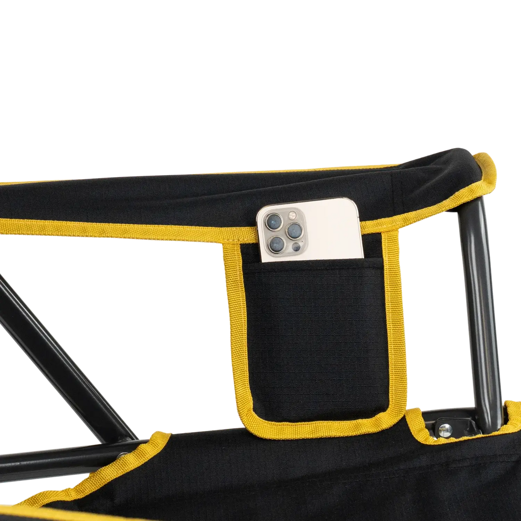 Ultra-Comfortable Comfort Pro Rocker - Iowa Hawkeyes - Camp Rocker Chair for Fishing & Beach Trips Detail