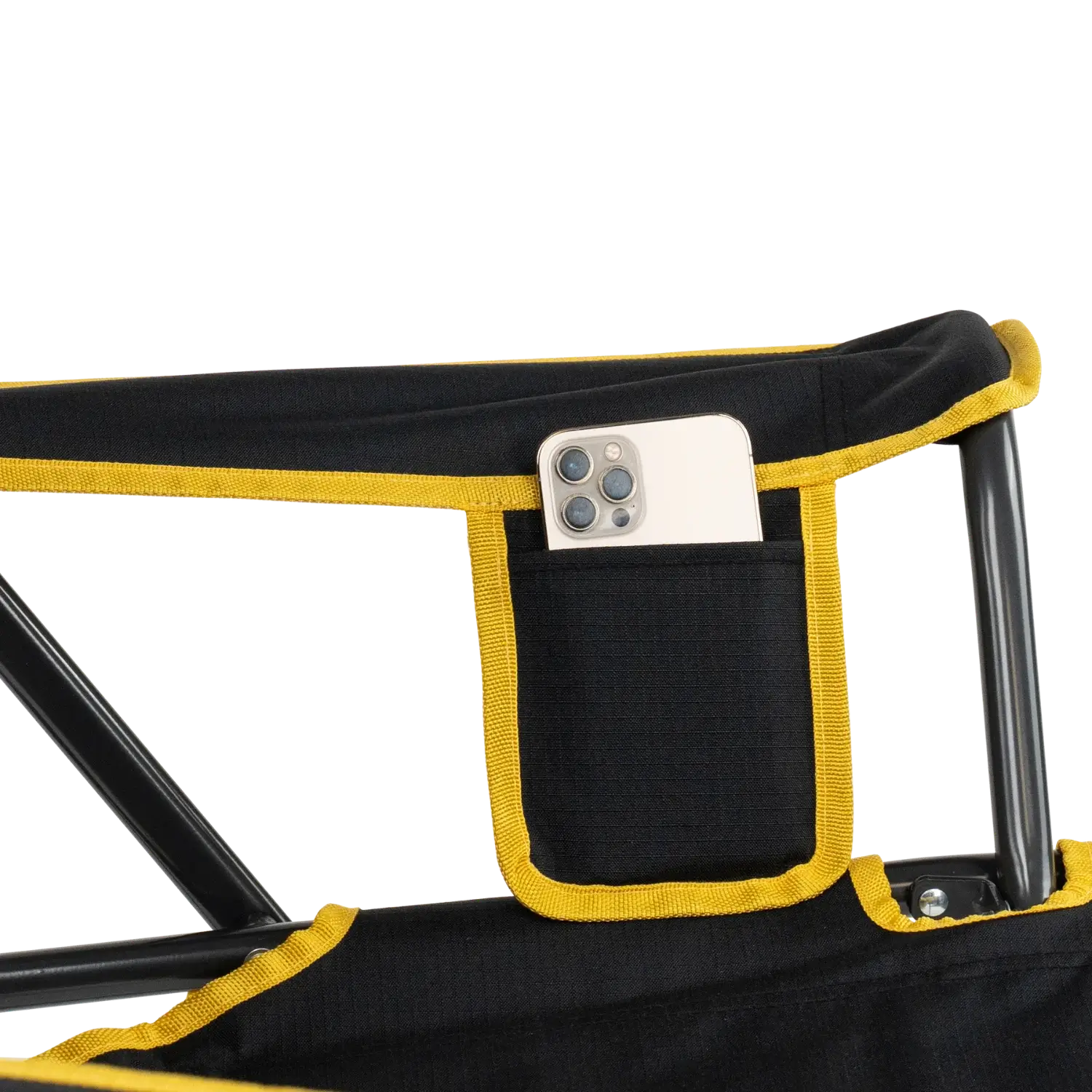 Ultra-Comfortable Comfort Pro Rocker - Iowa Hawkeyes - Camp Rocker Chair for Fishing & Beach Trips Detail
